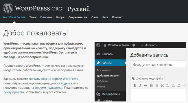 cms WordPress